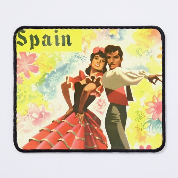 Item preview, Spain vintage travel poster designed and sold by Artzba2.