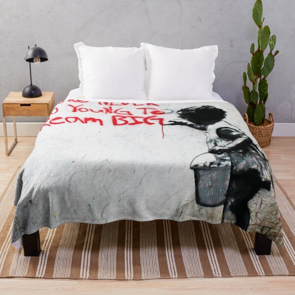 Item preview, Youre Never Too Young To Dream Big - Banksy Mural Street Art designed and sold by WE-ARE-BANKSY.