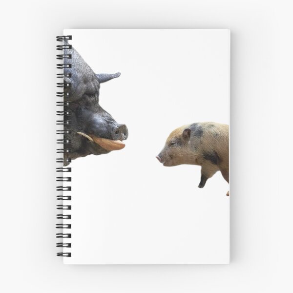 Item preview, One big, one small, two beautiful little pigs designed and sold by ThomasFoto.