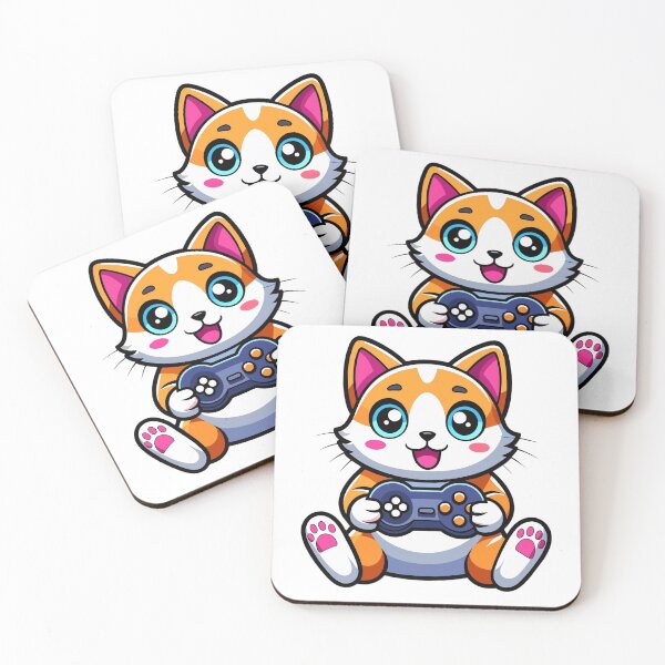 Item preview, gamer cat designed and sold by Arextr.