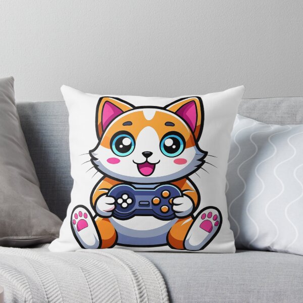 Item preview, gamer cat designed and sold by Arextr.