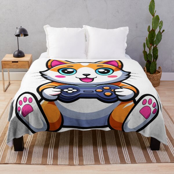 Item preview, gamer cat designed and sold by Arextr.