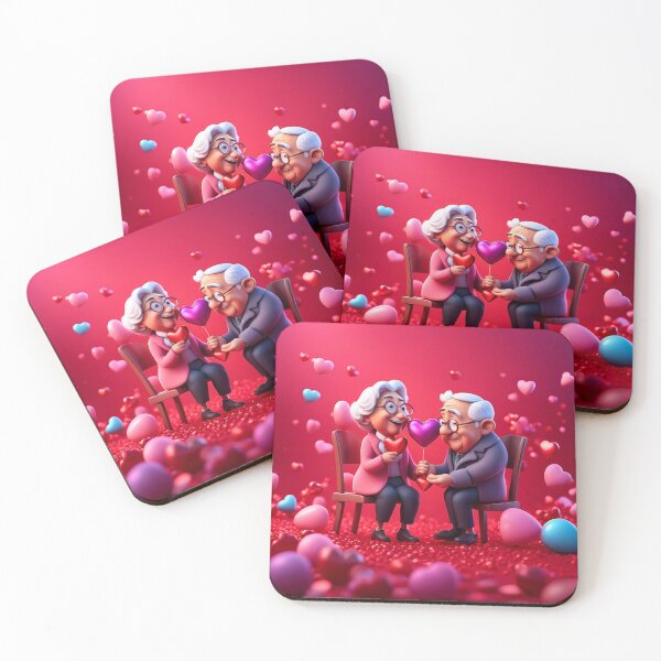 Item preview, Pensioners celebrating Valentines day designed and sold by Colin Bentham.