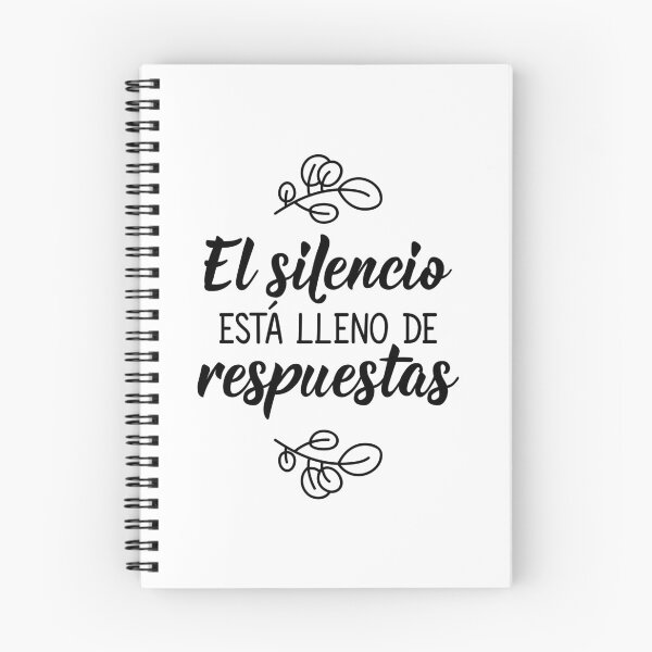 Item preview, El silencio está lleno de respuestas. El silencio está lleno de respuestas - en español. designed and sold by pidzam4e.
