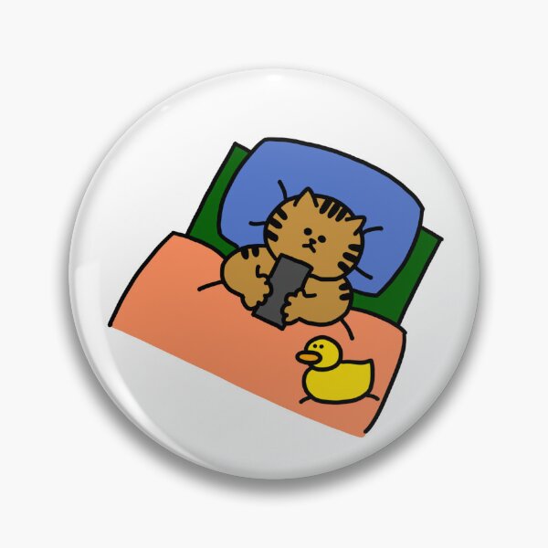 Item preview, a Cat and a Duck with the smart phone designed and sold by superbaechoo.