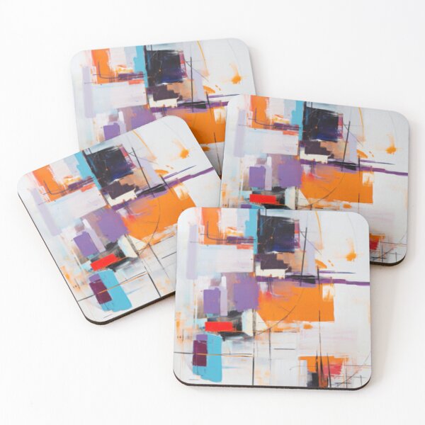 Item preview, Vibrant Modern Art Bold Abstract Eccentric geometric Design  designed and sold by NortonArt.