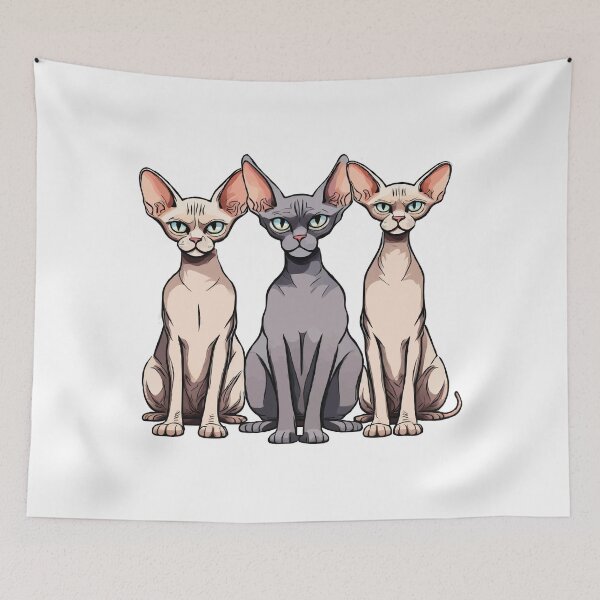 Item preview, Sphynx Tribunal designed and sold by Angry Swan Designs.