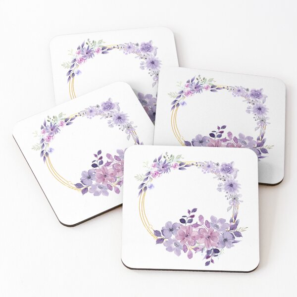 Item preview, Flower Wreath -Purple designed and sold by tomorrowsart.