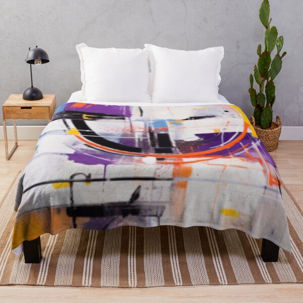 Aperçu de l'œuvre Art moderne vibrant, abstrait audacieux, conception géométrique excentrique créée et vendue par NortonArt.