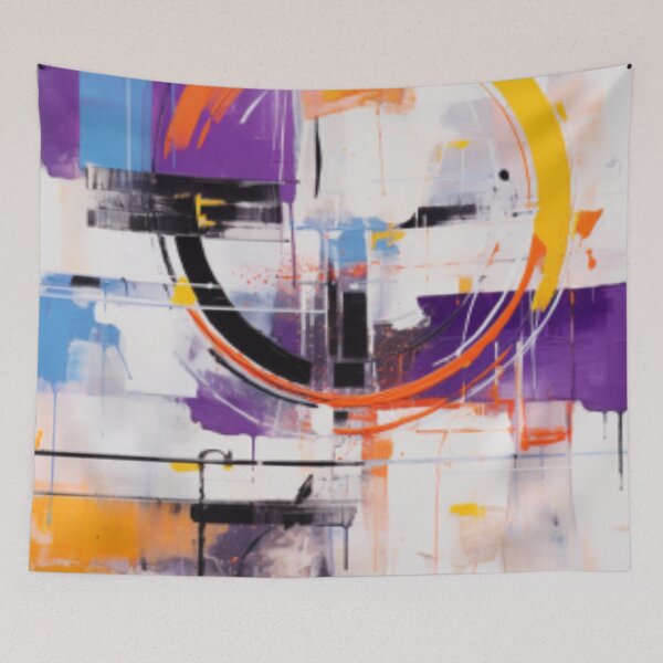 Item preview, Vibrant Modern Art Bold Abstract Eccentric geometric Design  designed and sold by NortonArt.