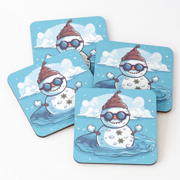 Item preview, A snowman in water designed and sold by IguButler.