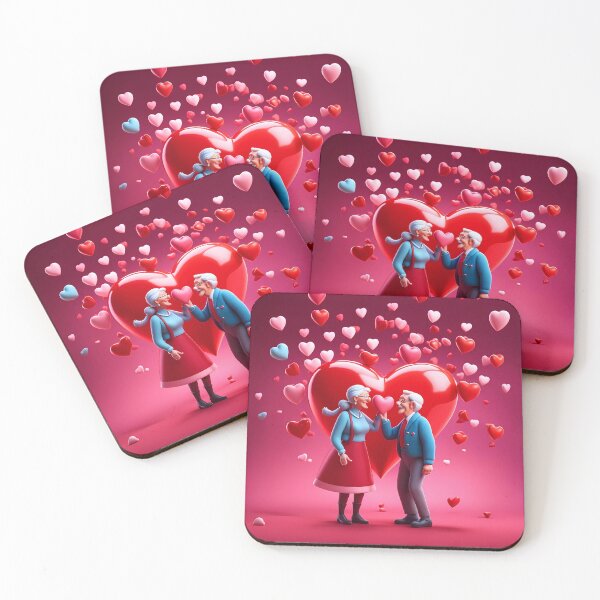 Item preview, Pensioners celebrating Valentines day designed and sold by Colin Bentham.