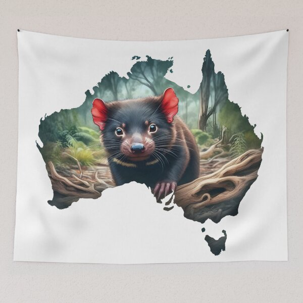 Item preview, Australian Tasmanian Devil designed and sold by RubisLeaf.
