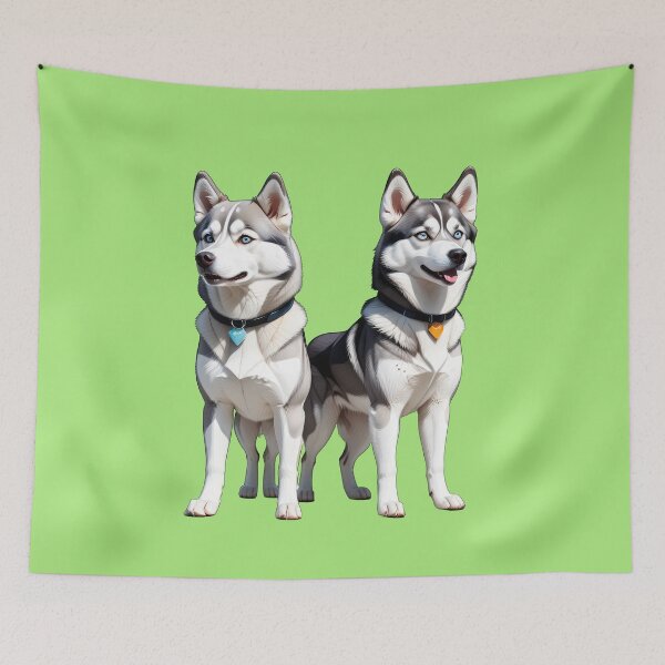 Item preview, Alaskan Husky Friends, Dog Friends designed and sold by Bilisik.