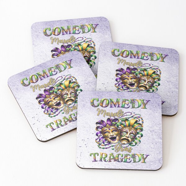 Item preview, "Mardi Gras Masquerade: Tragedy & Comedy Unmasked designed and sold by MysticOzzy.