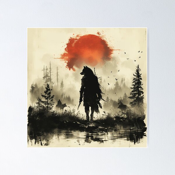 Item preview, Lone Sentinel: The Wolf Warrior's Quest designed and sold by dungeonwarriors.