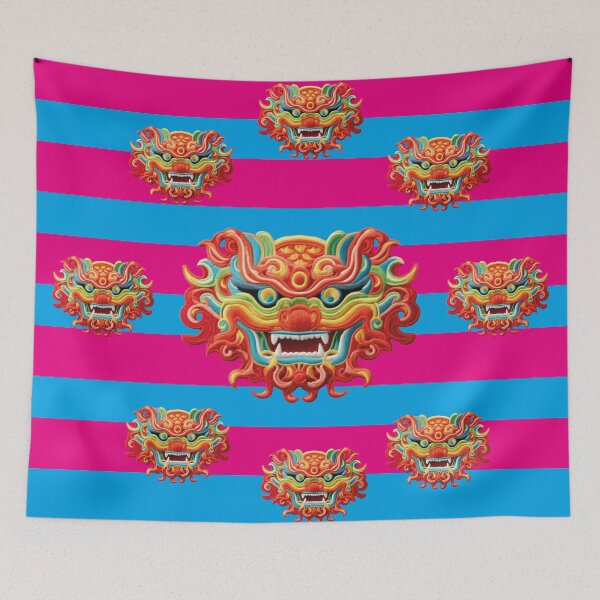 Item preview, Chinese dragon, embroidery patch designed and sold by Mauswohn.
