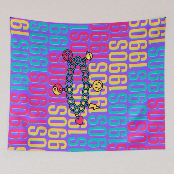 Item preview, 1990s retro design 23 - Purple Background designed and sold by PunjabanJatti.