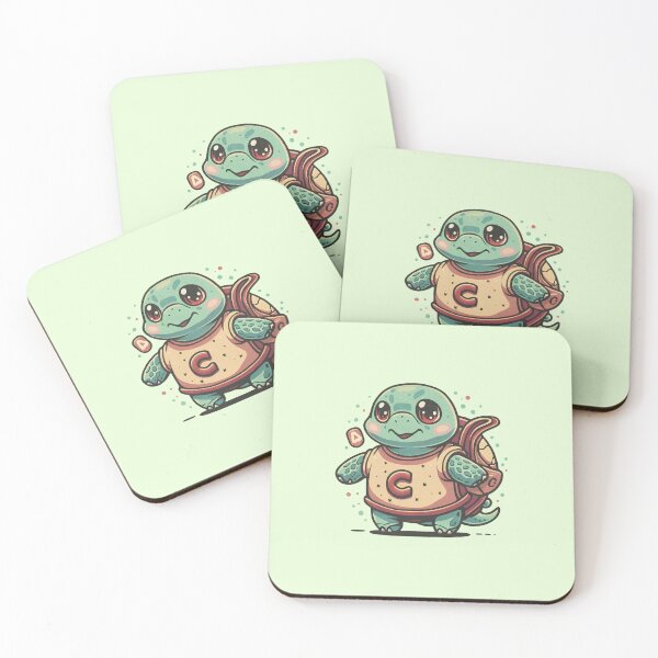 Artikelvorschau, Niedlicher Schildkrötenbuchstabe C entworfen und verkauft von Itsheartshop.