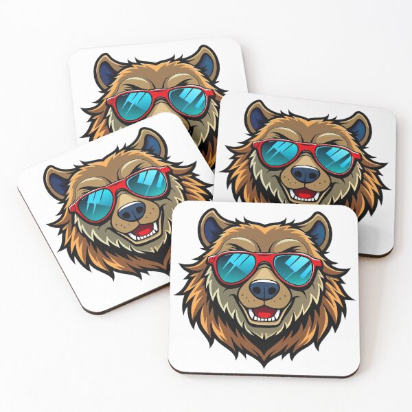 Item preview, brutal bear in sunglasses designed and sold by Arextr.