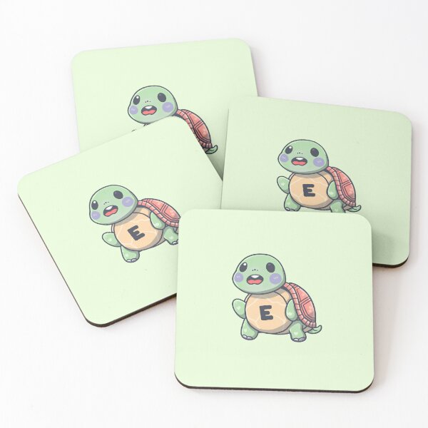 Artikelvorschau, Niedlicher Schildkrötenbuchstabe E entworfen und verkauft von Itsheartshop.