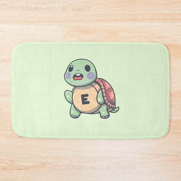 Artikelvorschau, Niedlicher Schildkrötenbuchstabe E entworfen und verkauft von Itsheartshop.