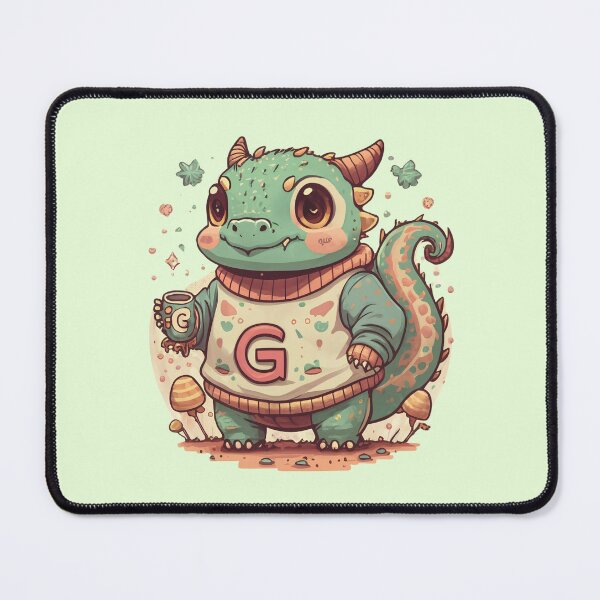 Item preview, Cute Dragon Letter G designed and sold by Itsheartshop.
