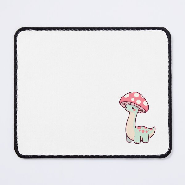 Item preview, Kawaii simple Mushroom Hat Dinosaur Brontosaurus designed and sold by TomFrontierArt.