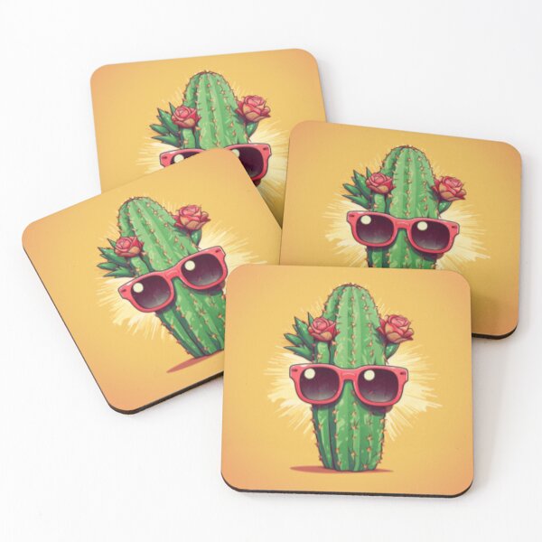 Item preview, Cactus with sunglasses designed and sold by IguButler.