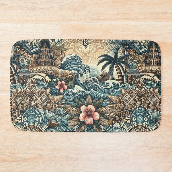Item preview, Vintage Hawaiian Pattern v10 designed and sold by Tomasz C.