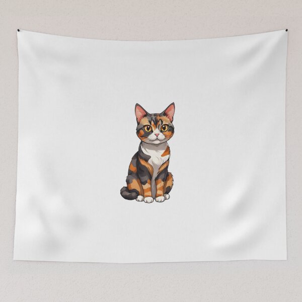 Item preview, Cool cat tortie art designed and sold by KorArtStudio.