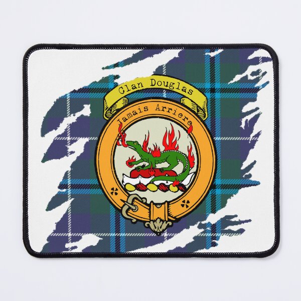 Item preview, Douglas Crest Scottish Surname Tartan designed and sold by BagTown Clans.
