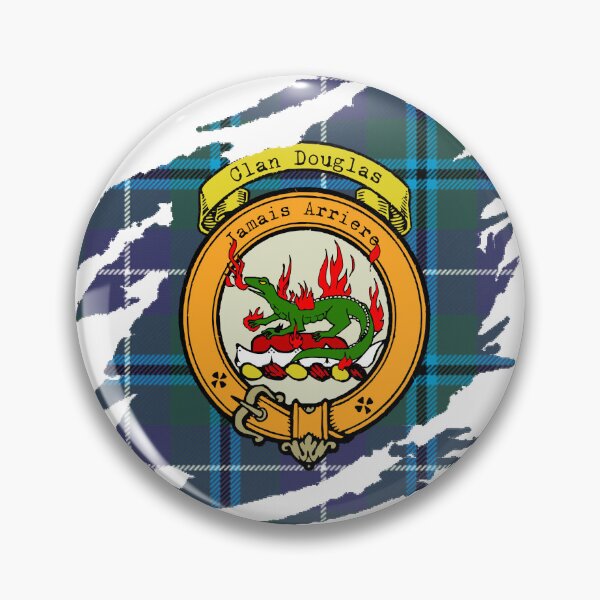 Item preview, Douglas Crest Scottish Surname Tartan designed and sold by BagTown Clans.