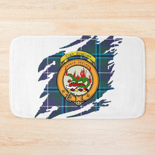 Item preview, Douglas Crest Scottish Surname Tartan designed and sold by BagTown Clans.
