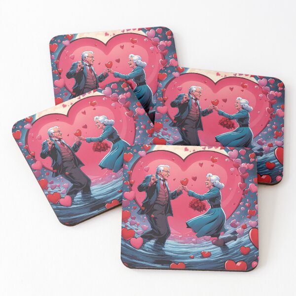 Item preview, Pensioners celebrating Valentines day designed and sold by Colin Bentham.