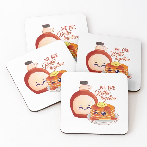 Item preview, Better together cute valentines sticker designed and sold by OwersoDesign.