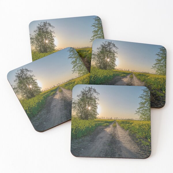 Item preview, View of rapeseed and the setting sun designed and sold by ThomasFoto.