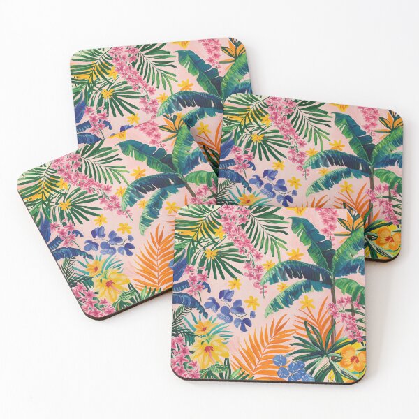 Item preview, Pink tropical mystery designed and sold by hamptonstyle.