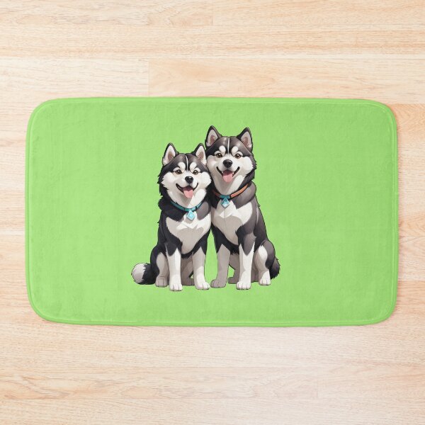 Item preview, Two Alaskan Malamute Friends designed and sold by Bilisik.