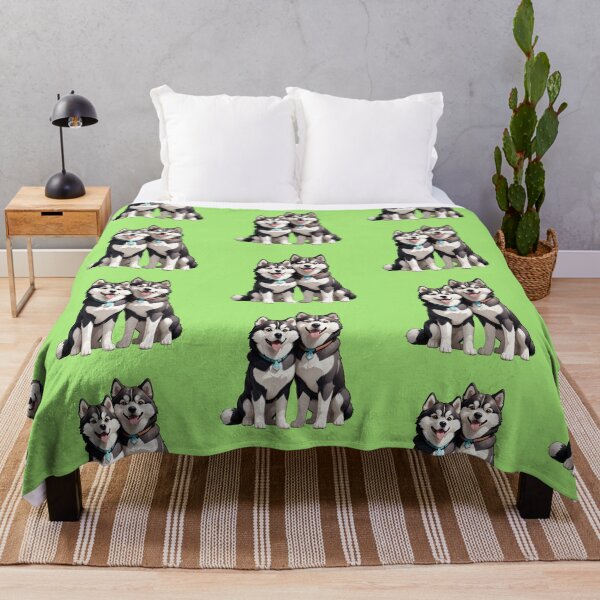 Item preview, Two Alaskan Malamute Friends designed and sold by Bilisik.