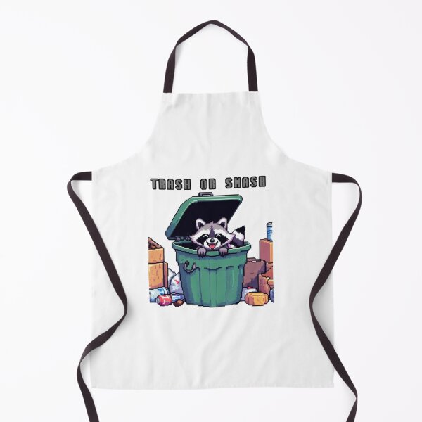 Item preview, Trash or smash racoon designed and sold by DakaPixelArt.
