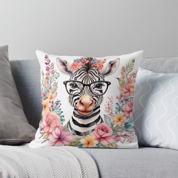 Item preview, cute glasses zebra designed and sold by Arextr.