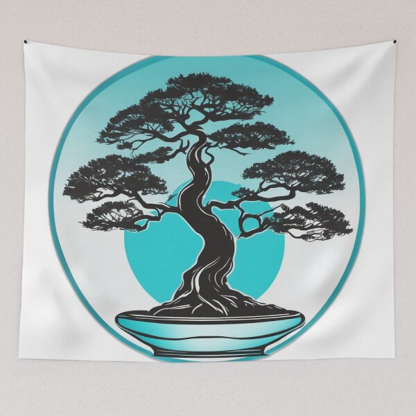 Item preview, Enchanting Bonsai Tree Circle Artwork No. 21 designed and sold by cornelliusy.