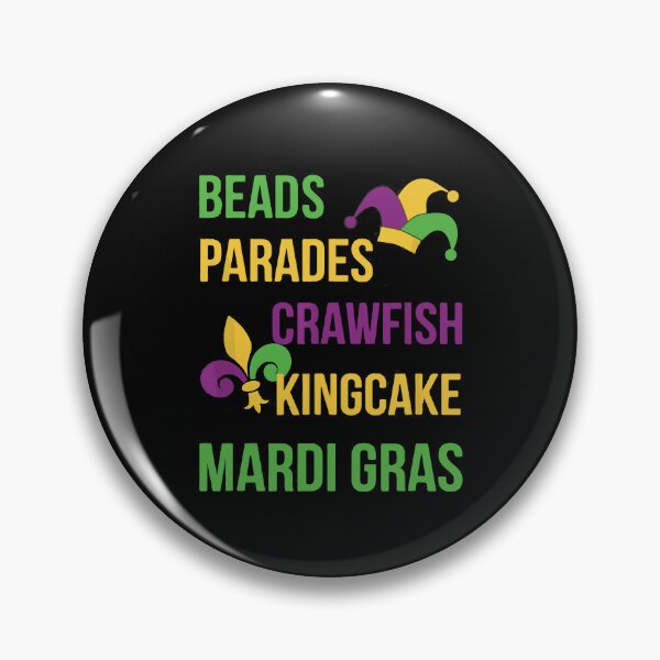 Item preview, Beads Parades Crawfish Kingcake Mardi Grag designed and sold by DesignDenDo ⭐⭐⭐⭐⭐.