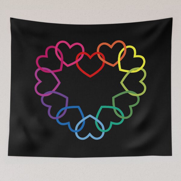 Item preview, Heart Chain Linked Colour Wheel designed and sold by galaxydaydreams.