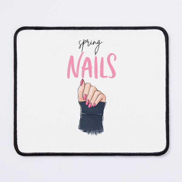 Item preview, spring nails pink spring nails designed and sold by Hamzakhotbi.