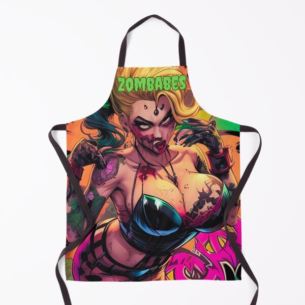 Artikelvorschau, Zombabe Toon Pinup Leidenschaft entworfen und verkauft von Bubble-Bay Shop.