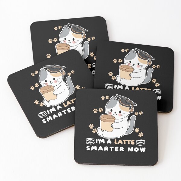 Item preview, Funny graduation saying I'm a latte smarter now graduate cat latte designed and sold by Lady-Frost.