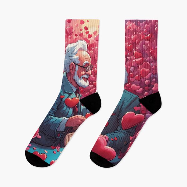 Item preview, Pensioners celebrating Valentines day designed and sold by Colin Bentham.