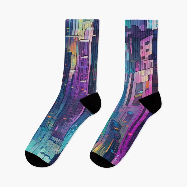 Item preview, Vibrant Cityscape designed and sold by lupesparx.